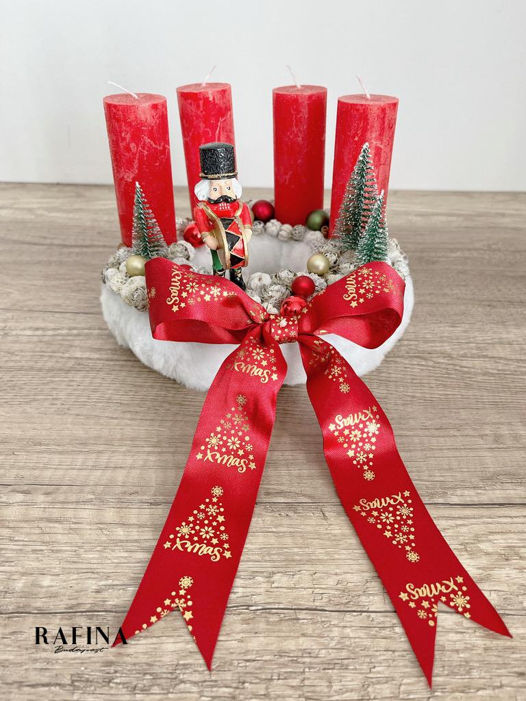 Diótörős adventi koszorú 1
