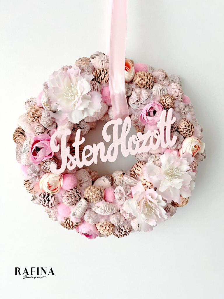 Isten hozott feliratú kopogtató, 24 cm 1